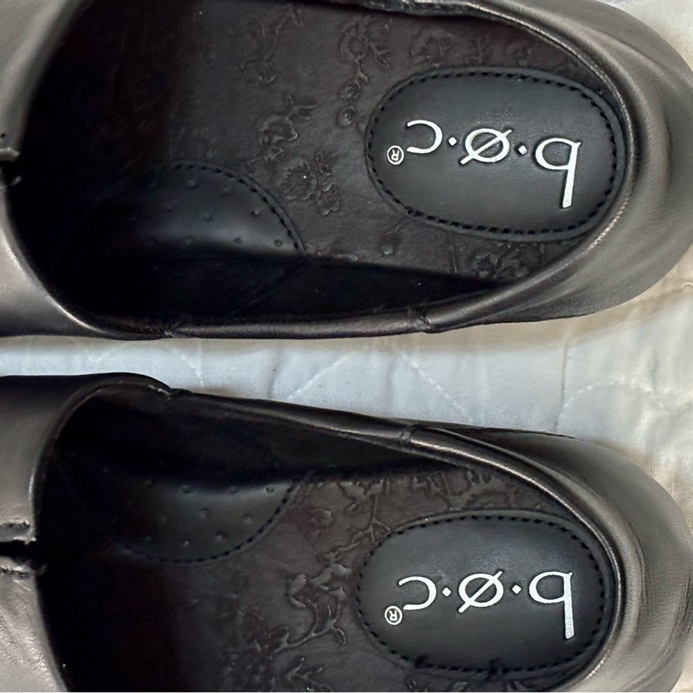 b-ø-c Suree Women’s 9.5 Slip-on Loafer Flats Black - Picture 6 of 9